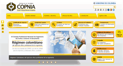 Desktop Screenshot of copnia.gov.co